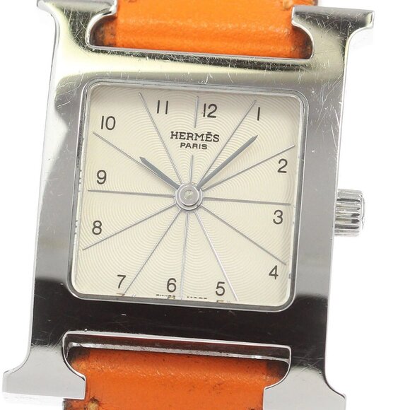 HERMES H watch HH1.210 beige Dial Quartz Ladies Watch_870474 - Picture 1 of 6